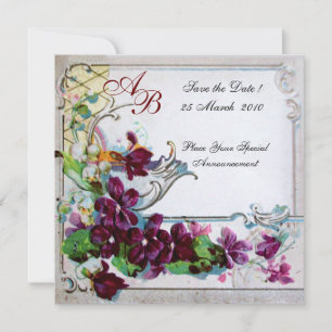 INVITATION ROMANTICA 4 MONOGRAMME