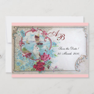 INVITATION ROMANTICA  MONOGRAMME