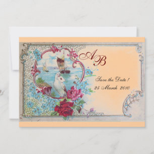 INVITATION ROMANTICA  MONOGRAMME