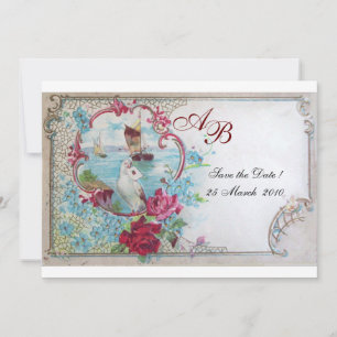 INVITATION ROMANTICA MONOGRAMME