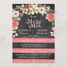 Romantique Floral Post Mariage Réception uniquemen