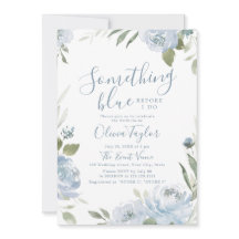 Romantique quelque chose de bleu Fête des mariées 