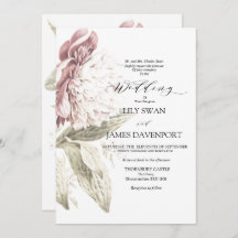 Romantique Vintage Peony Mariage