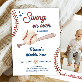 Invitation Rookie of the Year 1st Sport Boy Baseball Annivers