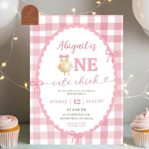 Invitation Rose Anniversaire Mignonne Chic Drôle