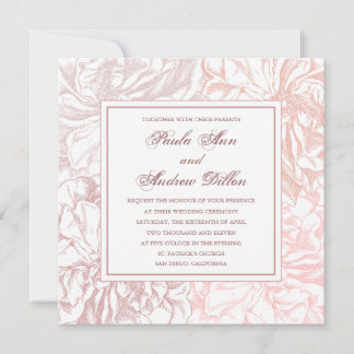 Invitation Rose antique