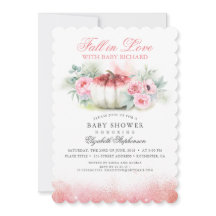 Rose Baby shower de chute d'amour Parties scintill
