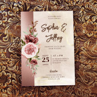 Rose de la chute brun terre mariage