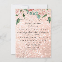 Invitation Rose d'étincelle de robe de mariée VIP Blush Rose 