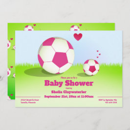 Invitation rose du baby shower | du