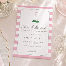 Rose Fête de Naissance de Bébé Fille Golf Nouvelle