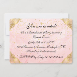 Invitation Rose Gold Bachelorette