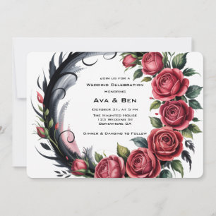 Invitation Rose gothique Frame Mariage Célébration