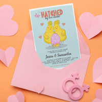 Rose Haché Par Deux Enfants Baby shower Lesbien