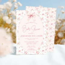 Rose mignon Shabby Chic Rose Bow Baby Girl Douche