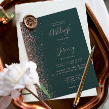 Rose moderne Parties scintillant or Edge Mariage v