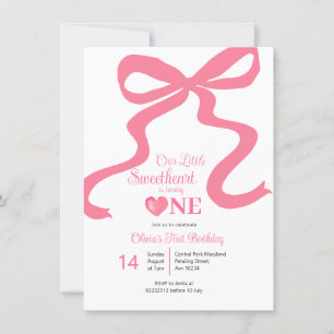 Invitation Rose Notre Amour En Tournera Un