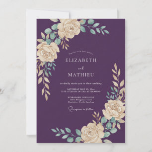 Invitation Rose Painter de Prune Mariage
