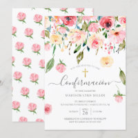 Rose Peonies Espagnol Confirmation