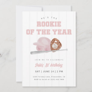 Invitation Rose Recrue de l'Année Baseball Premier Anniversai