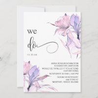*~* Rose rose pâle rose floral RSVP AR15 QR MARIAG