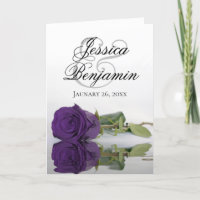 Rose royal violet Élégant Mariage photo romantique