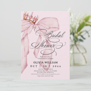 Invitation Rose Tendre Mariage à la Mode