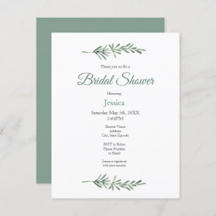 Invitation Rosemaire aquarelle