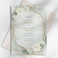 Roses blanches de saumons blancs et mariage d'euca