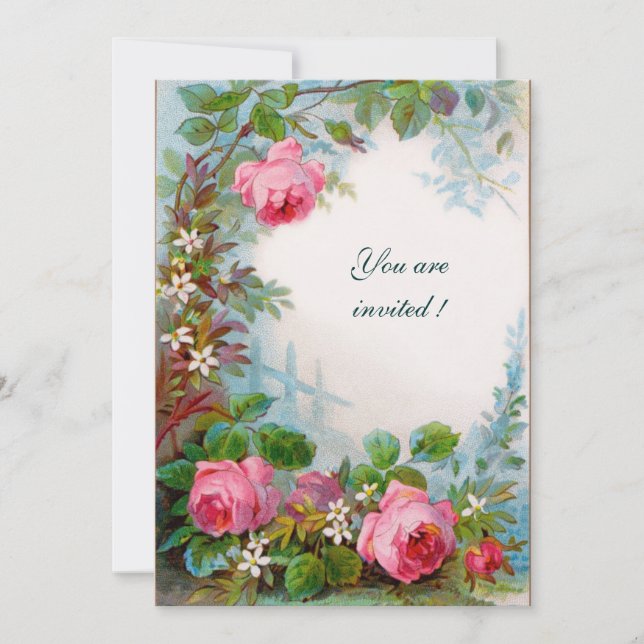 INVITATION ROSES & JASMINS (Devant)