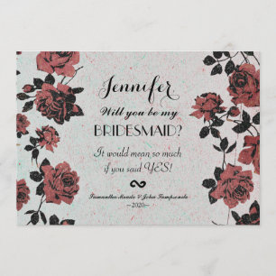 Invitation Roses romantiques russes
