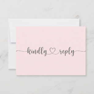 Invitation Roses rose romantique Mariage RSVP Réponse Invitat