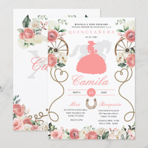 Invitation Roses roses roses occidentales Mariachi Charro Qui