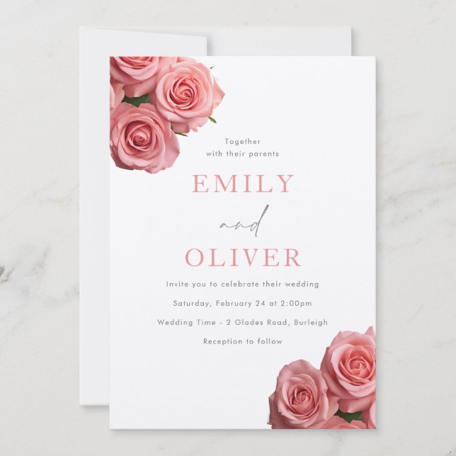 Invitation Roses Roses Roses Roses Roses Roses Roses Roses Ro (Devant)