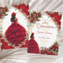 Roses Rouges de l'Ouest Pays Doré Quinceañera