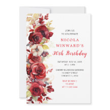 Roses Rouges Romantiques Fête d'Anniversaire