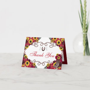 Invitation Roses rouges Tourneux Charro Quinceanera Merci