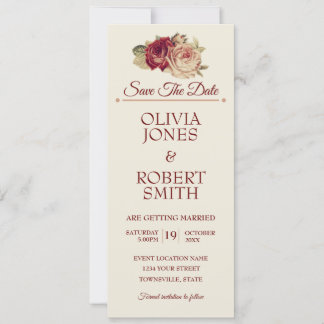 Invitation Roses vintages