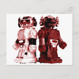 invitation rouge de robots