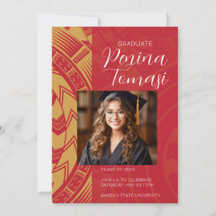 Invitation Rouge et or