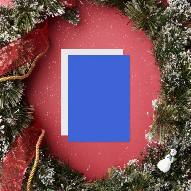 Invitation Royal Blue Holiday Foil - Personnalisab (Insitu)
