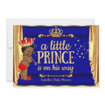 Royal Blue Red Drapes Prince Baby shower Ethnique
