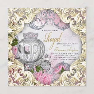 Invitation Royal Fairytale Princess Birthday Party