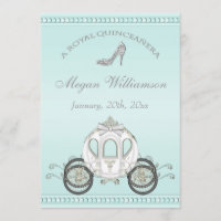 Royal Quinceañera Princess Coach & Sparkle Heels
