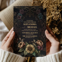 Royal Victorian gothique Floral Mariage