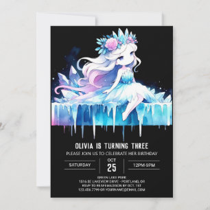 Invitation Royal Whimsy Princess Anniversaire