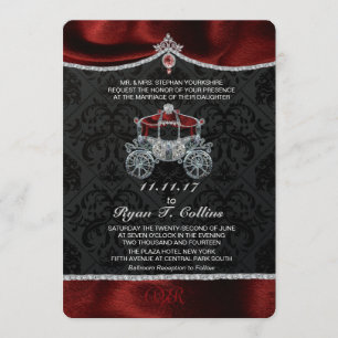 Invitation royale de conte de fées