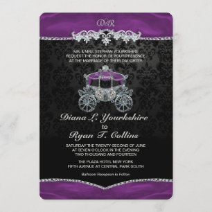 Invitation royale de conte de fées