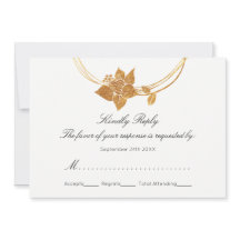 RSVP Burgundy Maron Gold Floral Wreath Chevron