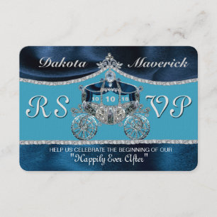 Invitation RSVP Conte de Fée Royal